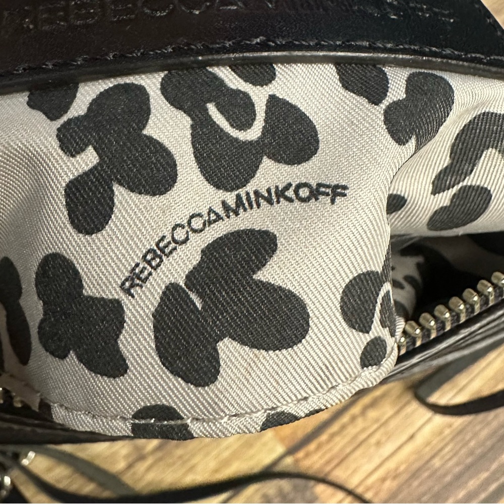 EUC Rebecca Minkoff 100% Genuine Leather Crossbody Bag ONE SIZE *Used (Black) - Picture 15 of 16